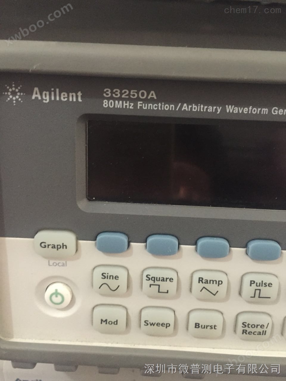 Agilent 33250A 函数发生器、 33250A任意波形发生器， 80 MHz