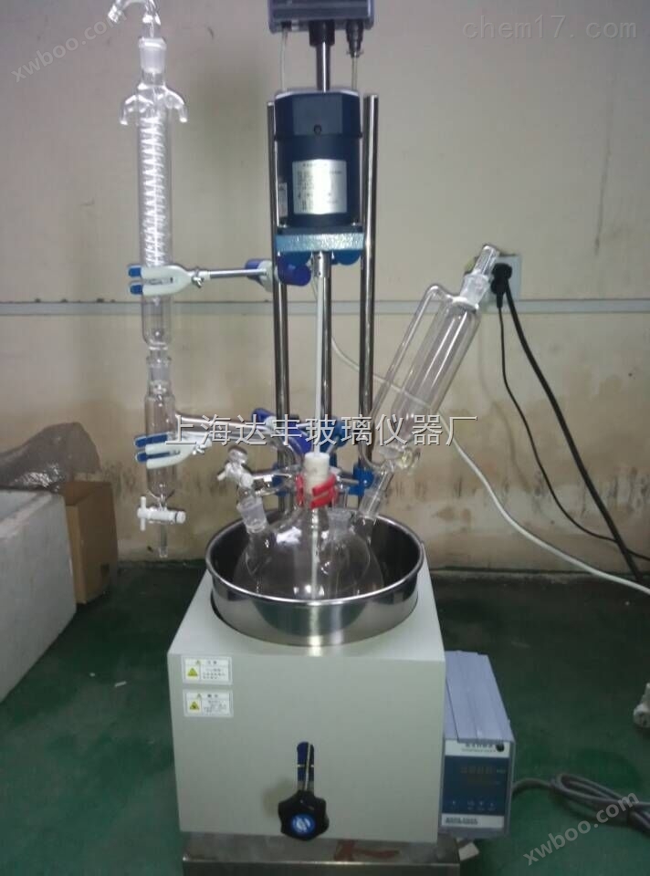 1L,2L,3L单层玻璃反应釜 多功能反应釜 实验型反应釜