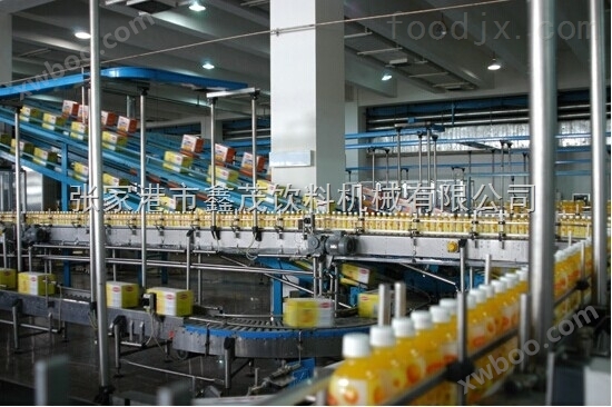 大型不锈钢果汁饮料生产线