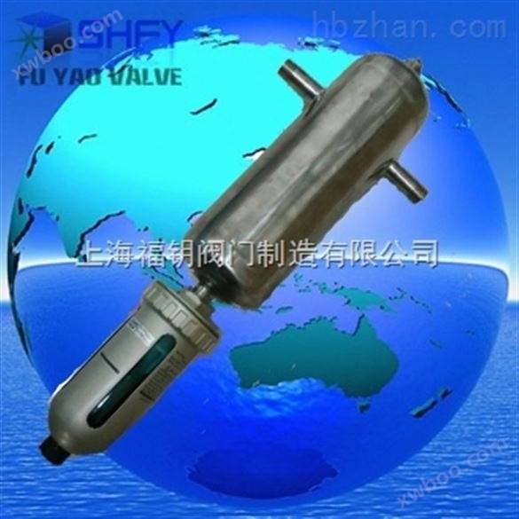 不锈钢挡板式气水分离器-304气水分离器