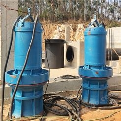 排灌泵站井筒式轴流泵制造厂家 含软启动柜