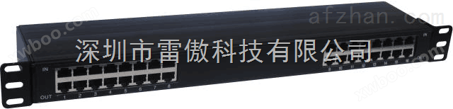 南京24路机架式网络信号防雷器