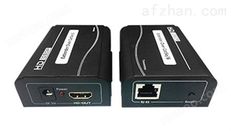 FS-HD2100E通过单根标准Cat5e/6网线发射或接收HDMI信号